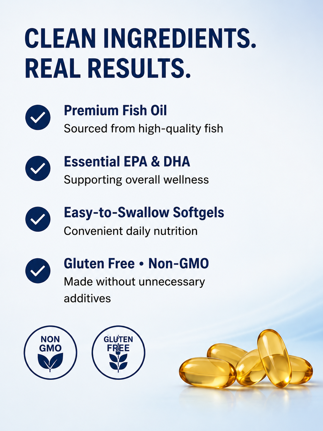 LOVOVEY Heart & Brain Omega-3 Fish Oil | 30 Softgels