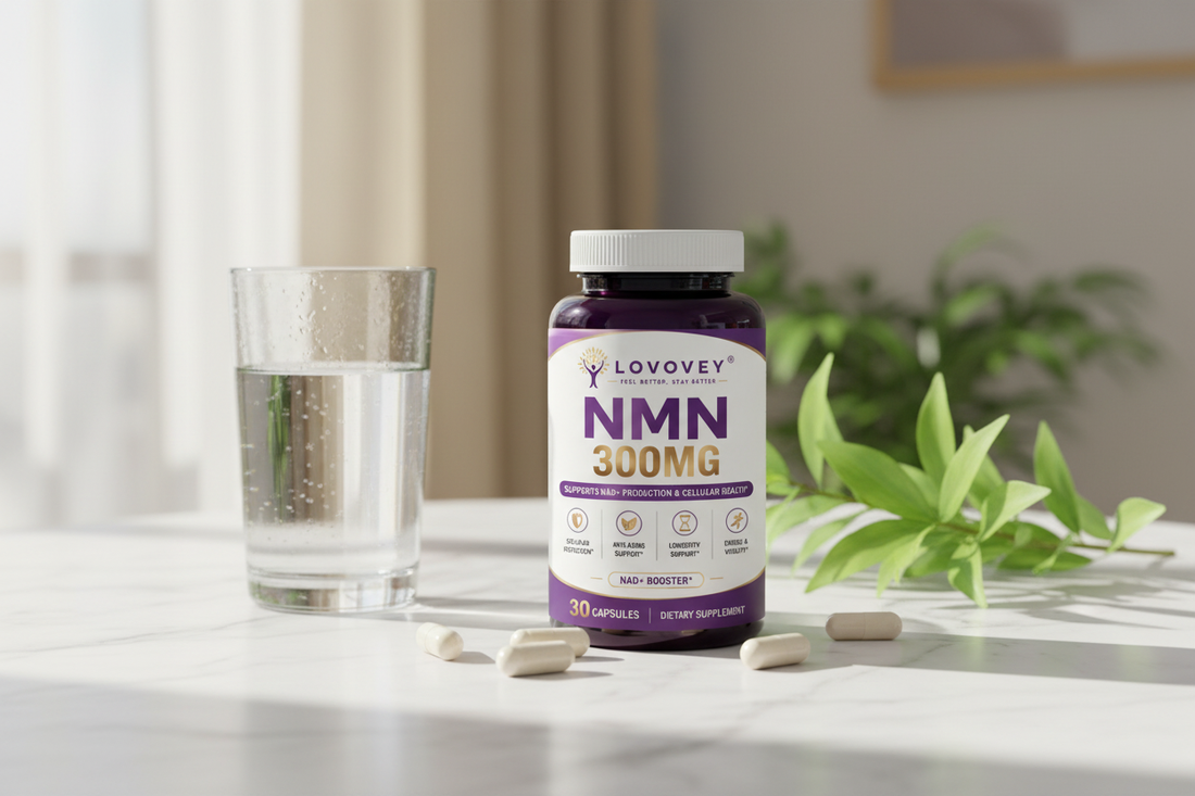 LOVOVEY NMN and NAD+ supplements for cellular energy and healthy aging