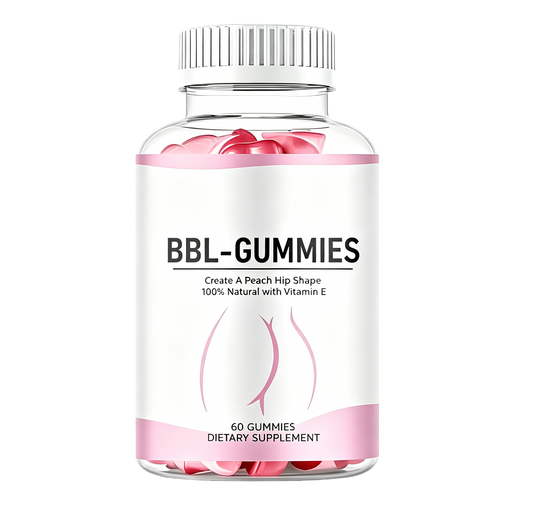 LOVOVEY BBL Gummies | 60 Count, Women’s Body Support Supplement with Vitamin E, Peach Flavor