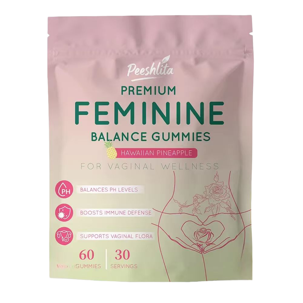 LOVOVEY Women’s Vaginal Wellness Gummies | 60 Gummies, pH Balance & Probiotic Support, Hawaiian Pineapple