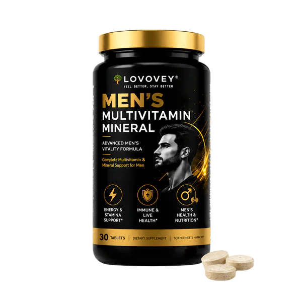 Men's Multivitamin with Ginseng & CoQ10 - LOVOVEY 30 Tablets