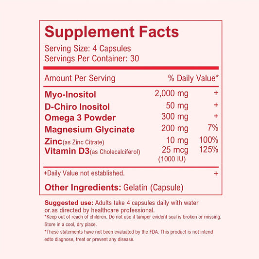 Happy Hormones PCOS Multivitamin – Hormonal Balance, Ovarian Support & Cycle Regularity | 30 Servings