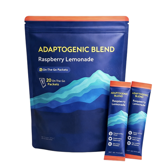 Adaptogenic Energy Blend – Raspberry Lemonade On-The-Go Packets
