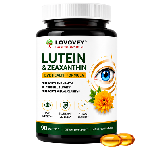 LOVOVEY Lutein & Zeaxanthin Eye Health Formula | 90 Softgels
