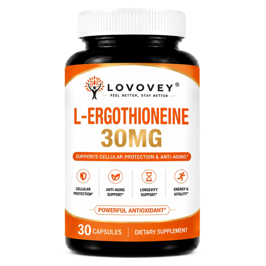 LOVOVEY Ergothioneine 30mg | Cellular Protection & Healthy Aging | 30 Capsules