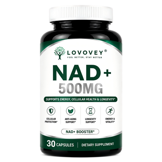 NAD+ Supplement - Cellular Energy & Healthy Aging - LOVOVEY 30 Capsules