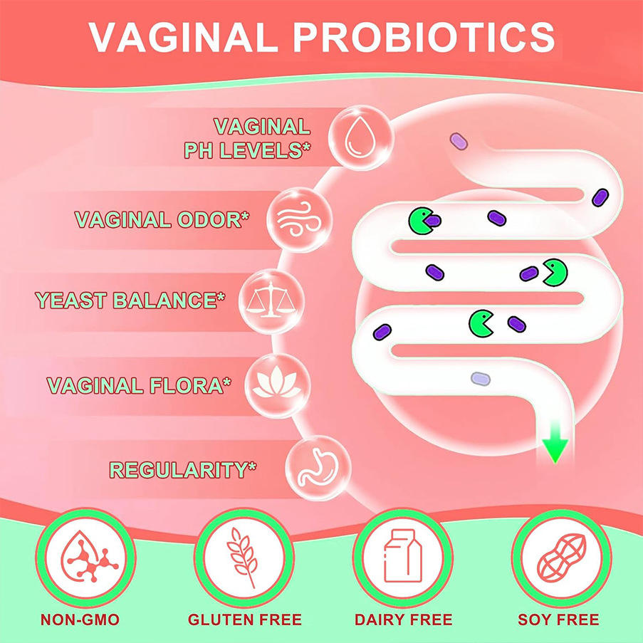 Advanced Women's Probiotic Capsules – 60 Vegan Capsules for Vaginal Health & pH Balance