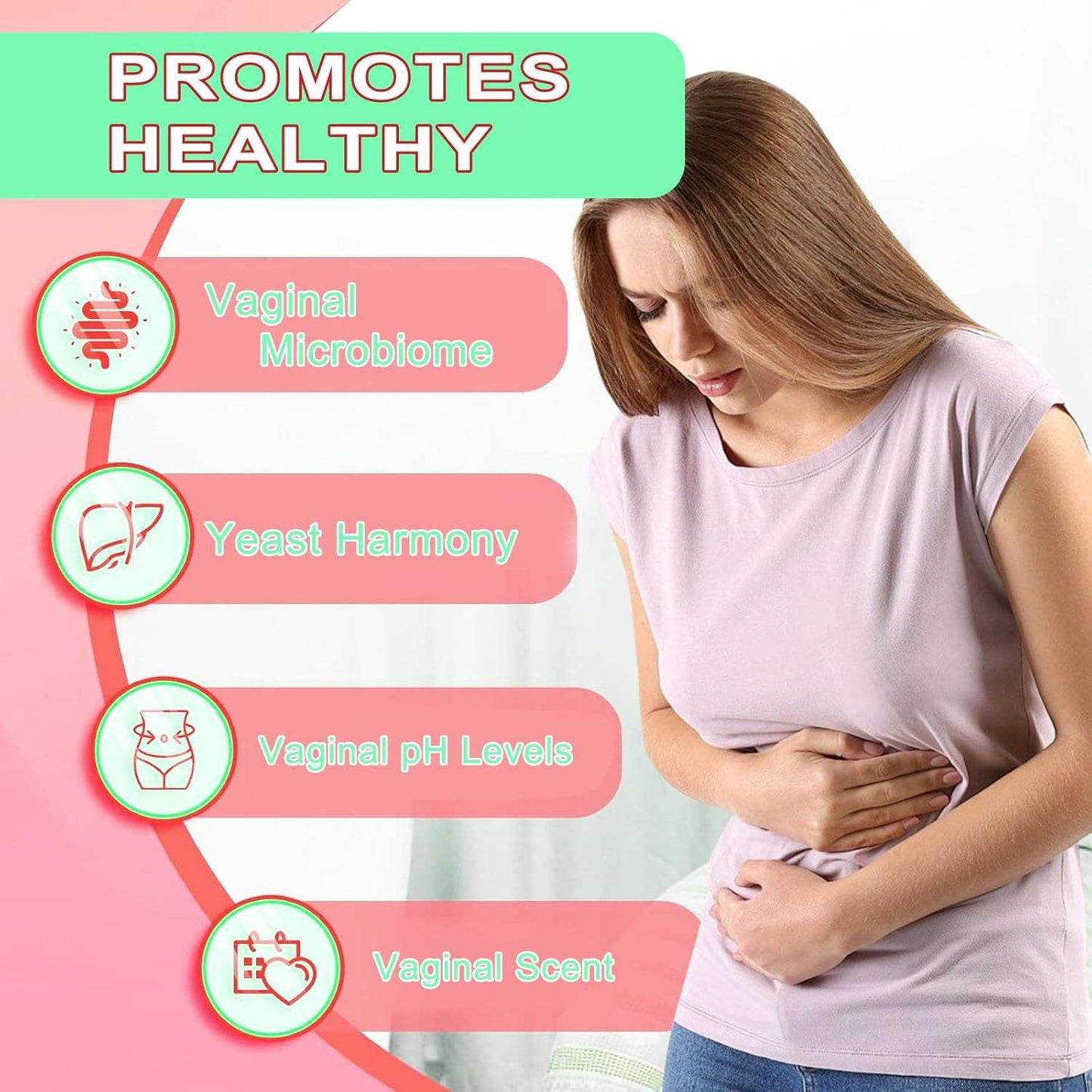 Advanced Women's Probiotic Capsules – 60 Vegan Capsules for Vaginal Health & pH Balance