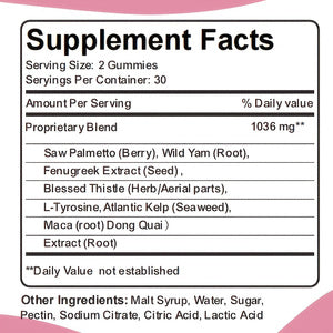 LOVOVEY BBL Gummies | 60 Count, Women’s Body Support Supplement with Vitamin E, Peach Flavor