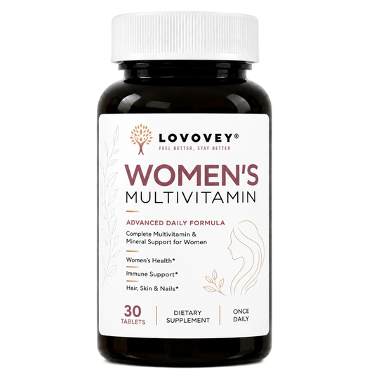 Women's Multivitamin with Biotin & Zinc - LOVOVEY 30 Tablets