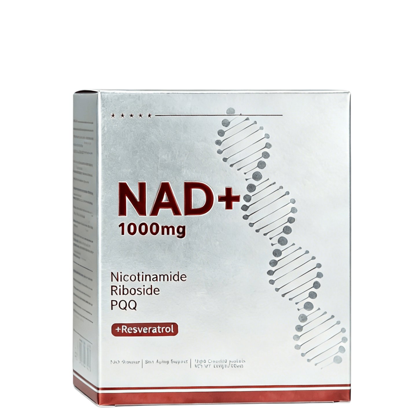 LOVOVEY NAD+ Anti-Aging Supplement | 1000mg, 30 Stick Packs, with Resveratrol & PQQ
